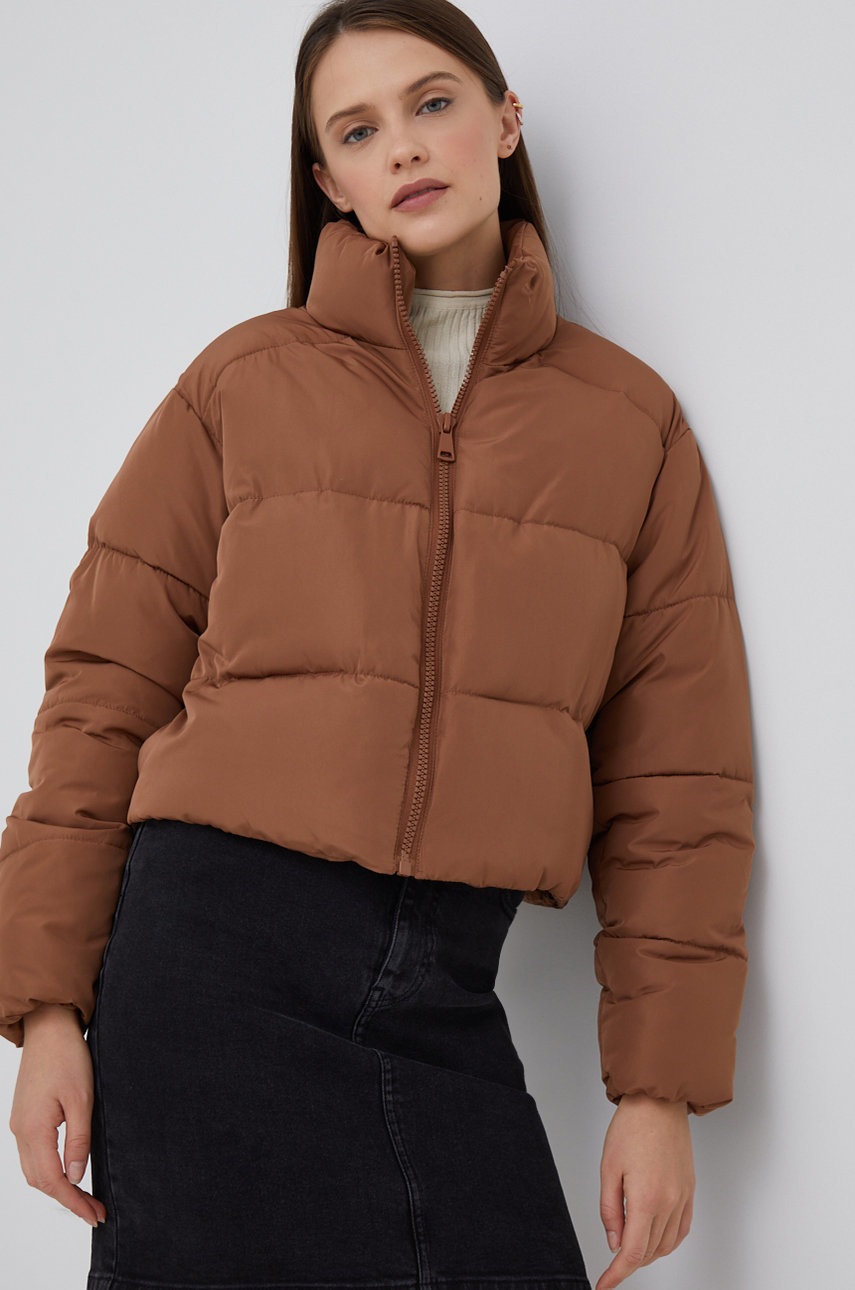 

Куртка Vero Moda жіноча колір коричневий зимова