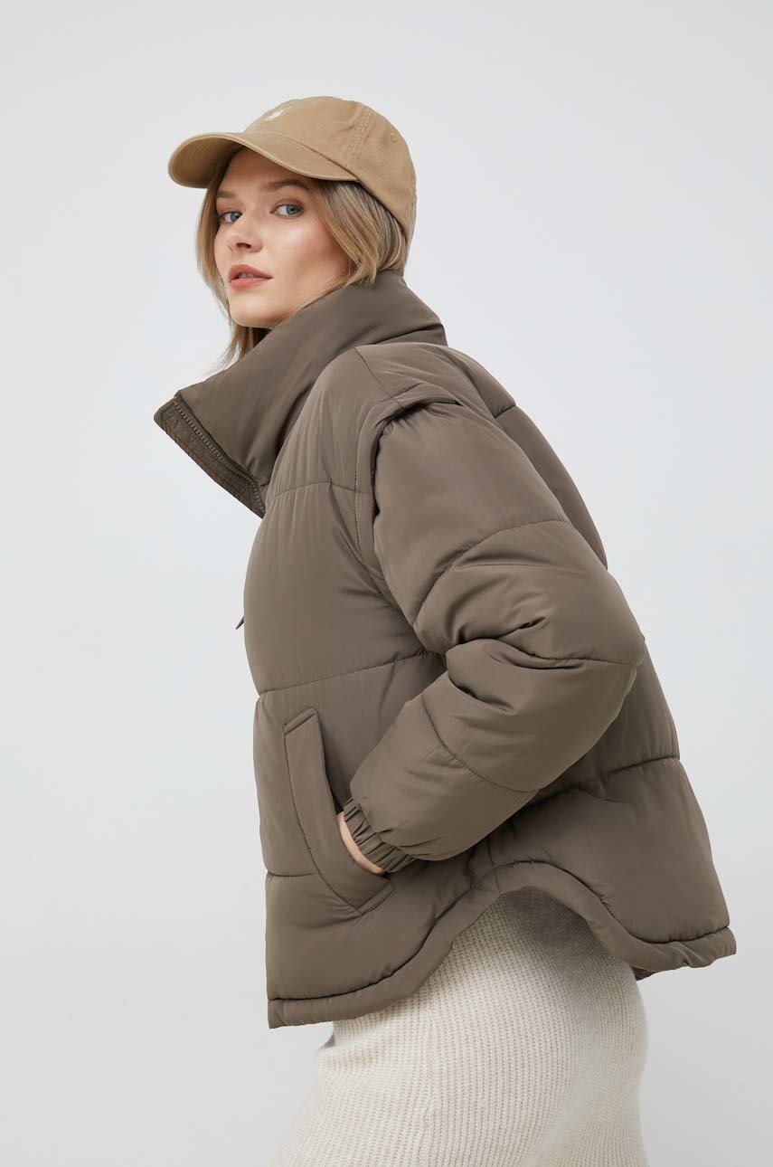 

Яке Vero Moda в кафяво с преходна изолация, Кафяв