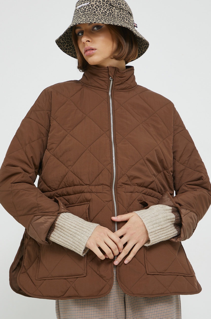 

Яке Vero Moda в кафяво с преходна изолация, Кафяв