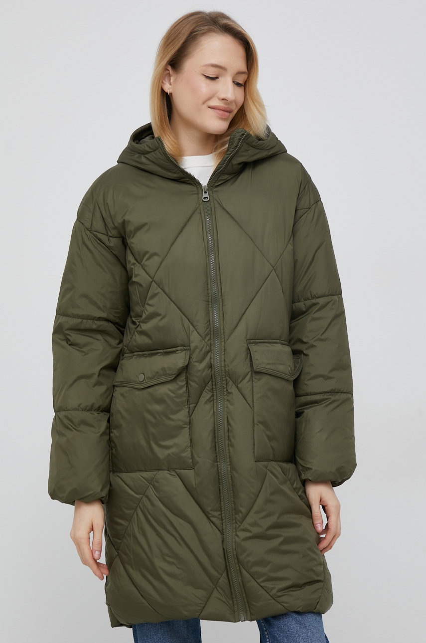 

Яке Vero Moda в зелено със зимна изолация, Зелен