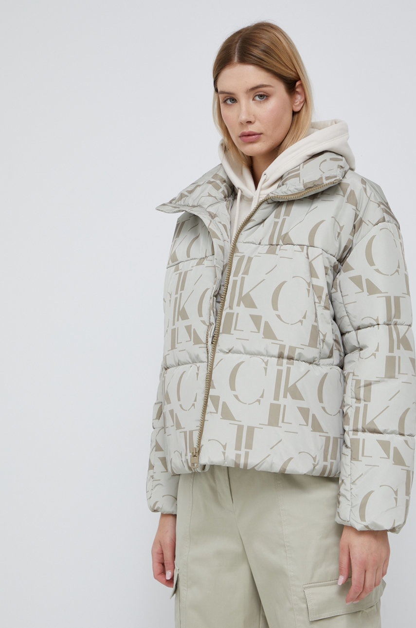 

Яке Calvin Klein Jeans в зелено със зимна изолация, Зелен