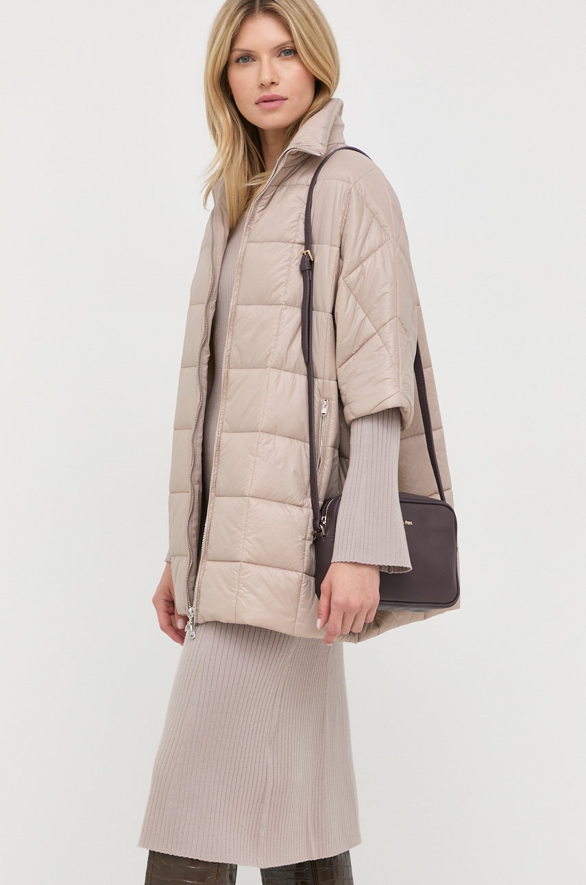 

Куртка Patrizia Pepe женская цвет бежевый переходная oversize