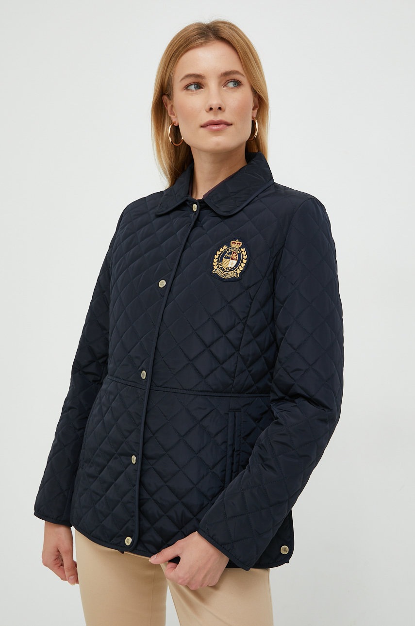 

Яке Lauren Ralph Lauren в тъмносиньо с преходна изолация, Тъмносин