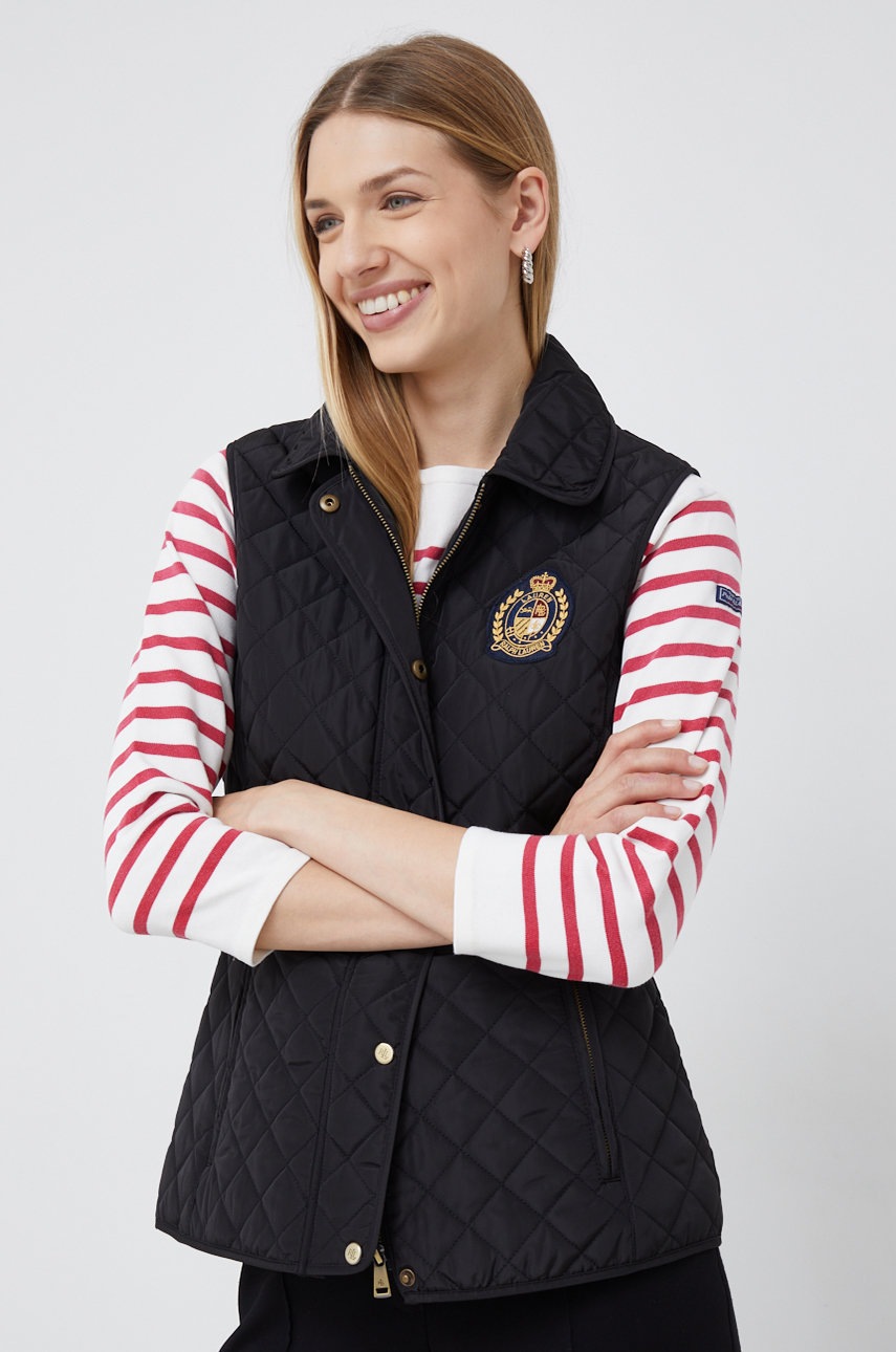 

Безрукавка Lauren Ralph Lauren жіночий колір чорний перехідний