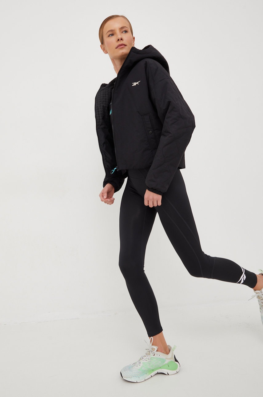 

Куртка Reebok женская цвет чёрный зимняя