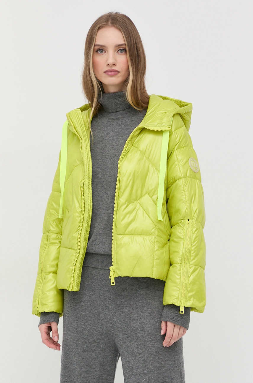 

Куртка Twinset женская цвет зелёный зимняя oversize