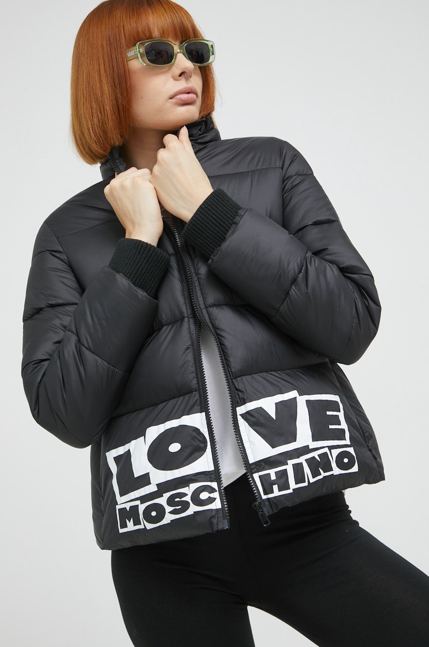 

Куртка Love Moschino женская цвет чёрный зимняя