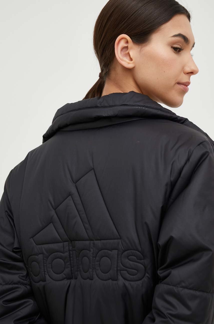 Adidas Performance Geaca Femei, Culoarea Negru, De Tranzitie