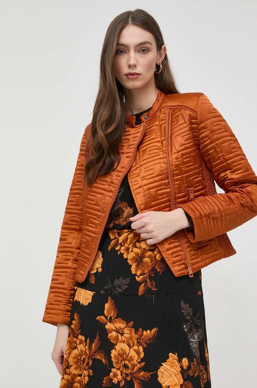 

Куртка Guess женская цвет оранжевый переходная