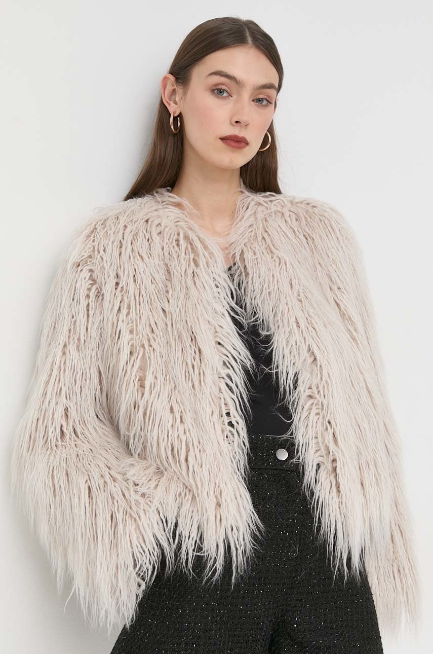 

Куртка Guess женская цвет бежевый переходная