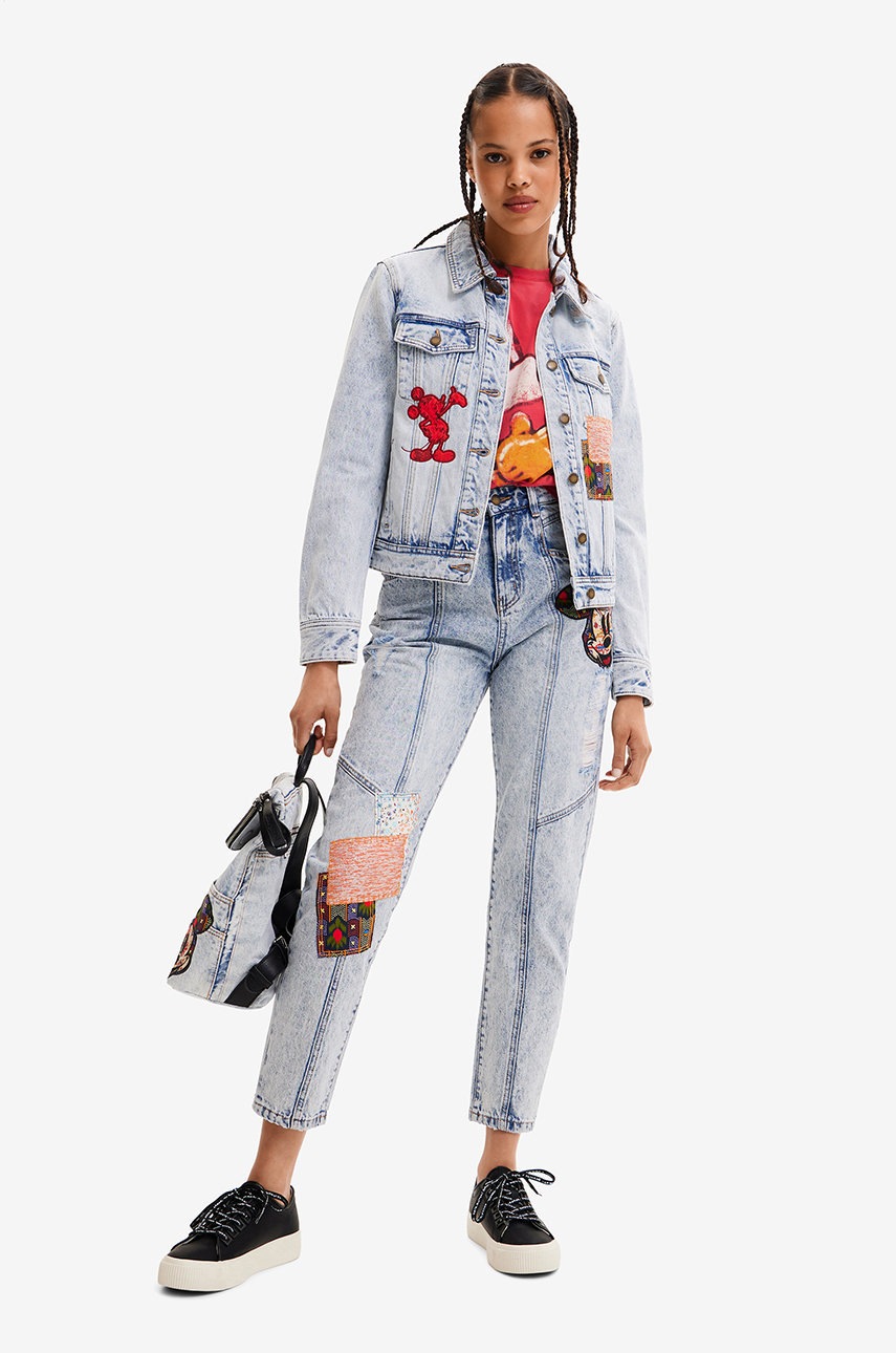 Desigual geaca jeans femei, de tranzitie