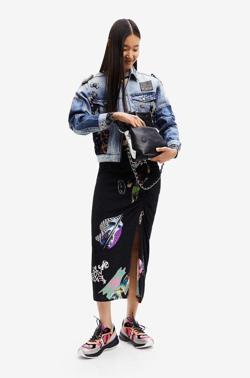 

Джинсовая куртка Desigual женская переходная