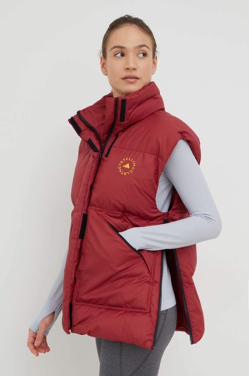 

Спортен елек adidas by Stella McCartney в червено със зимна изолация, Червен