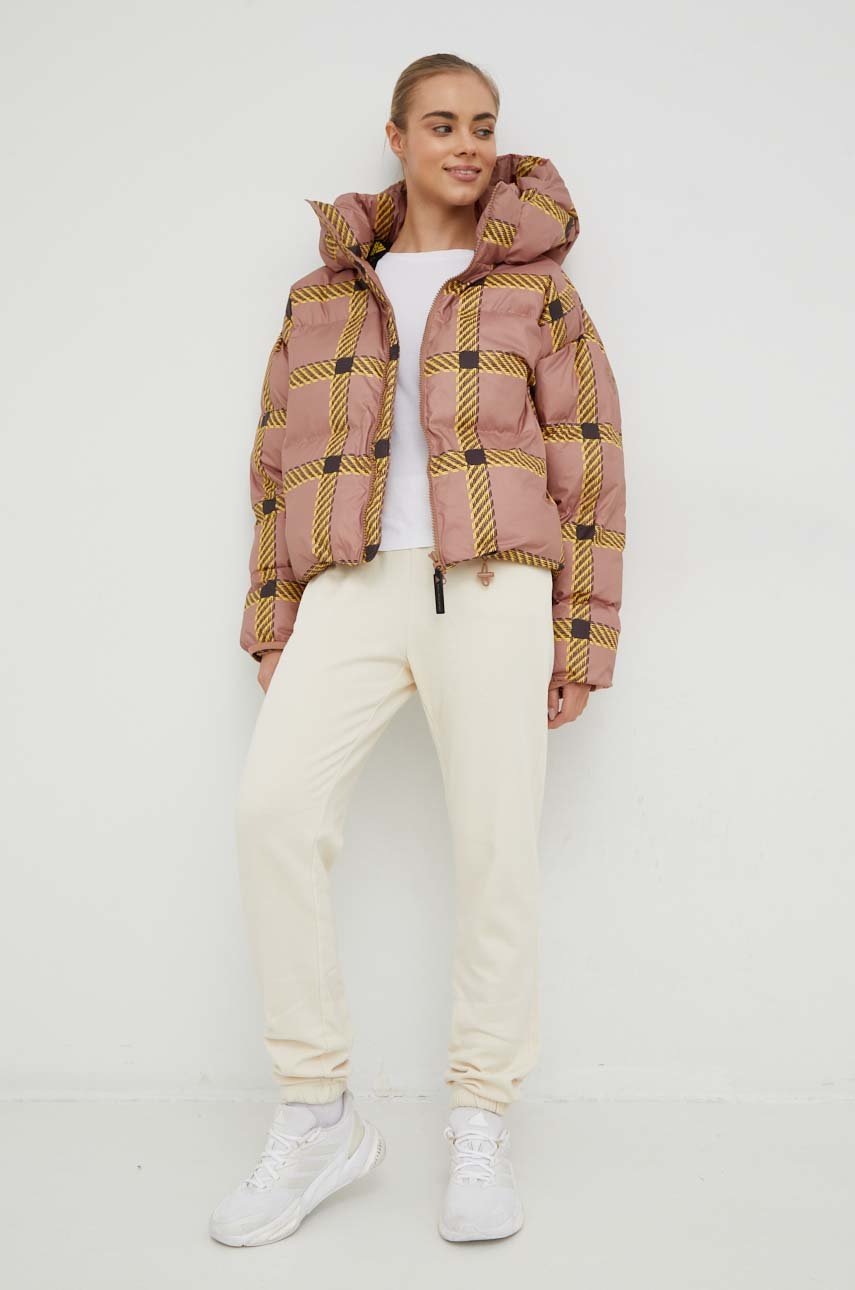

Куртка adidas by Stella McCartney жіноча колір бежевий зимова oversize