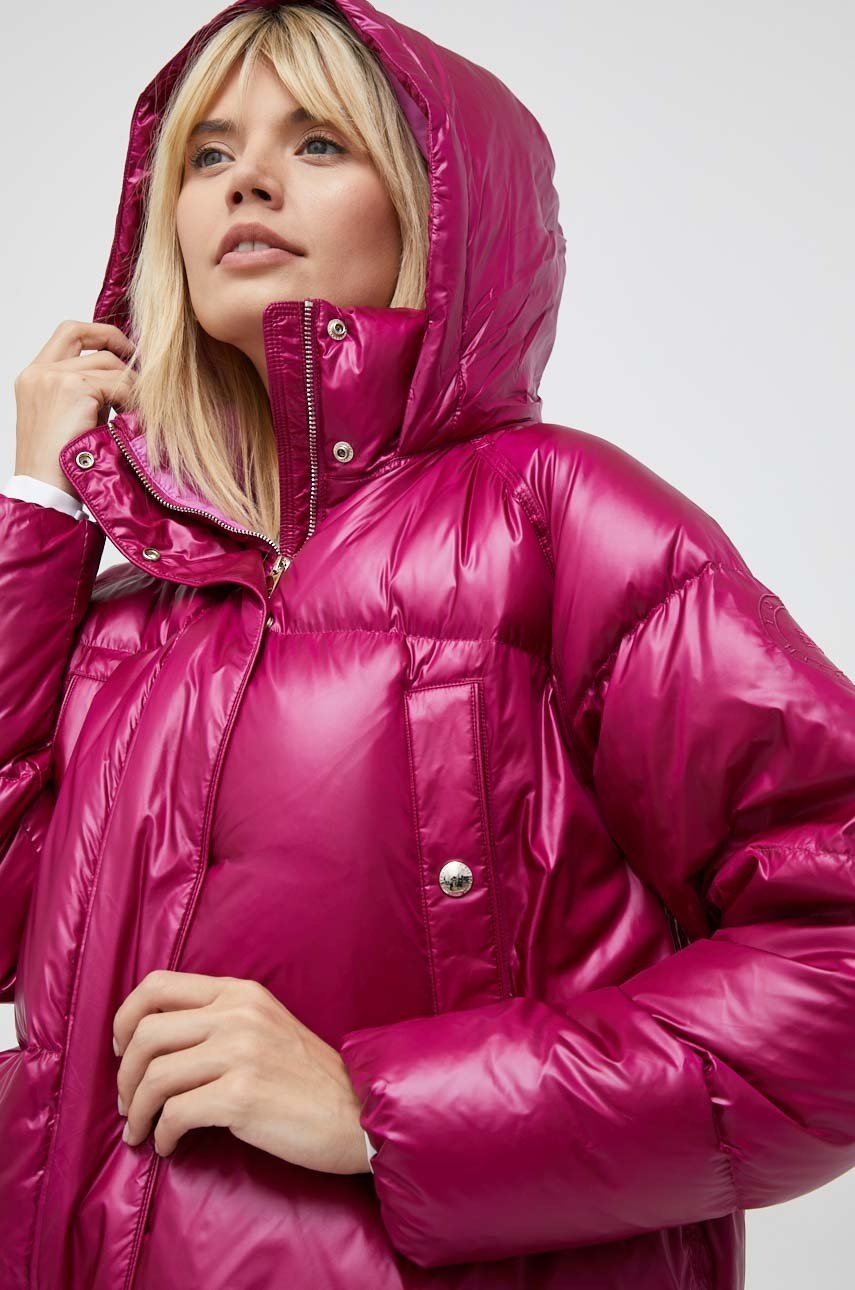 

Пуховая куртка Tommy Hilfiger женская цвет фиолетовый зимняя