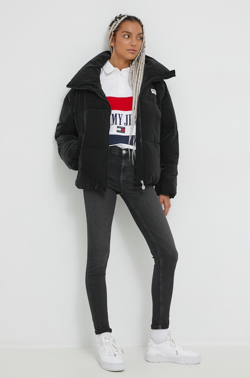 

Куртка Fila женская цвет чёрный зимняя