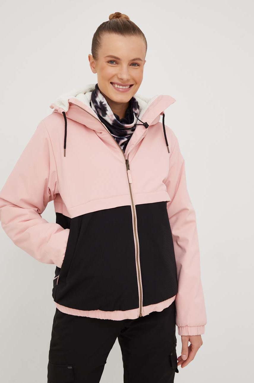 Roxy geaca cu doua fete Isanna culoarea roz