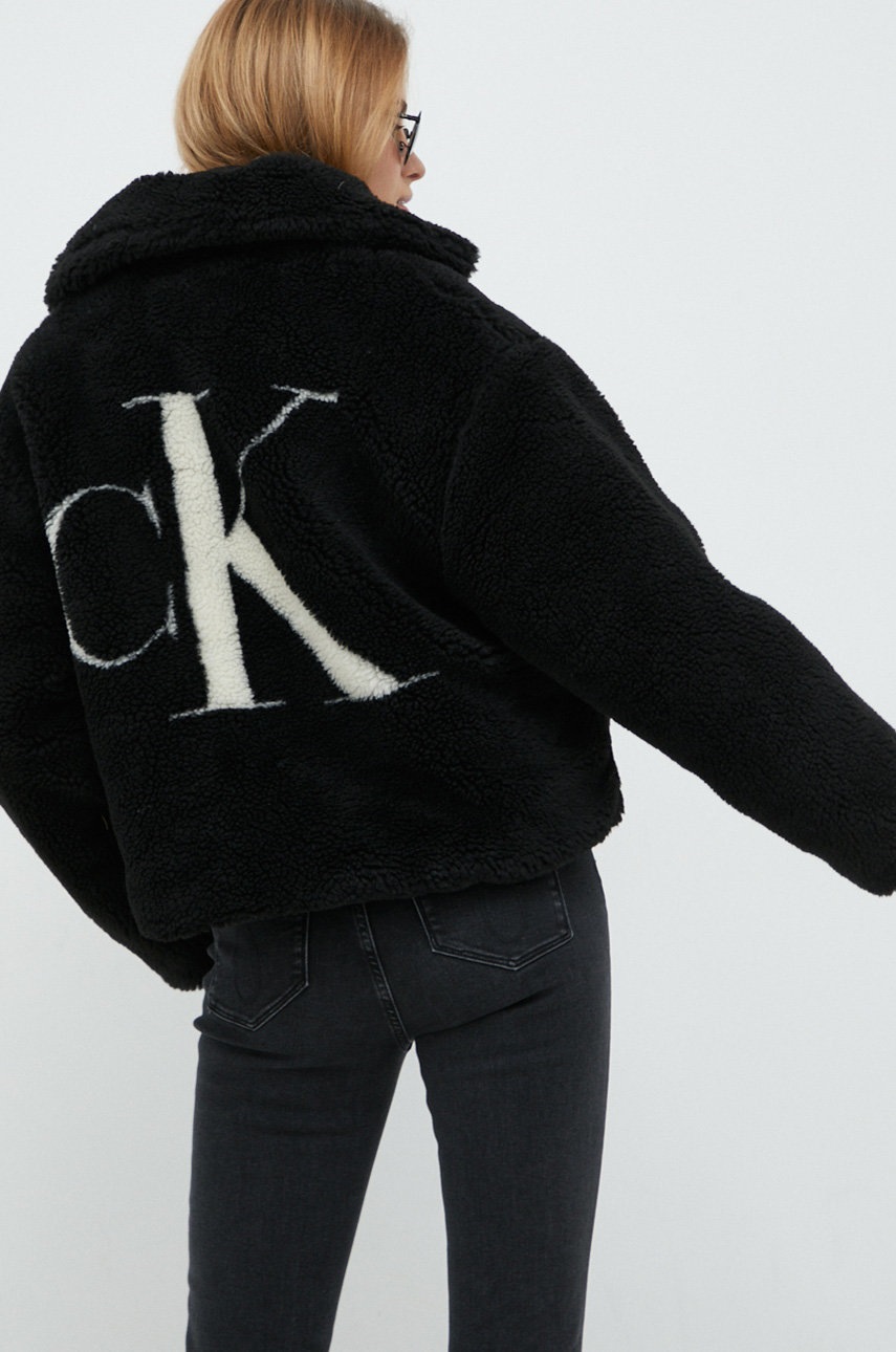 

Суичър Calvin Klein Jeans в черно, Черен