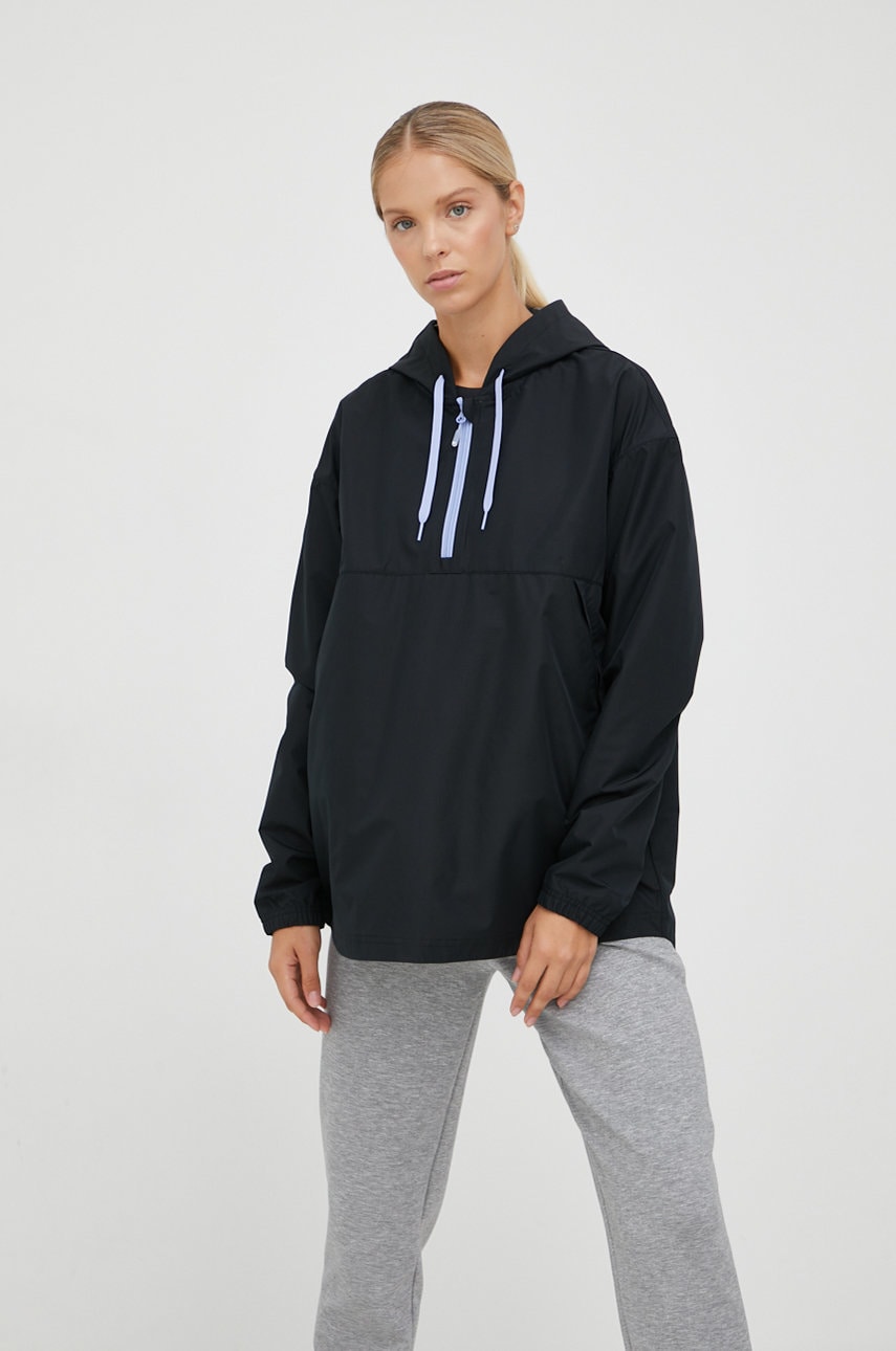 Roxy geaca de ploaie Winding Day femei, culoarea negru,