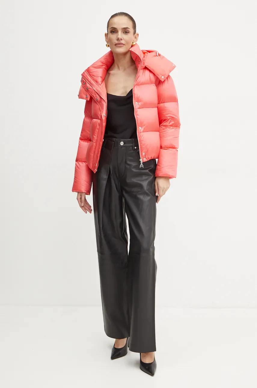 Пуховая куртка Patrizia Pepe цвет оранжевый 2O0050.A9M0 Пуховая куртка Patrizia Pepe цвет оранжевый 2O0050.A9M0