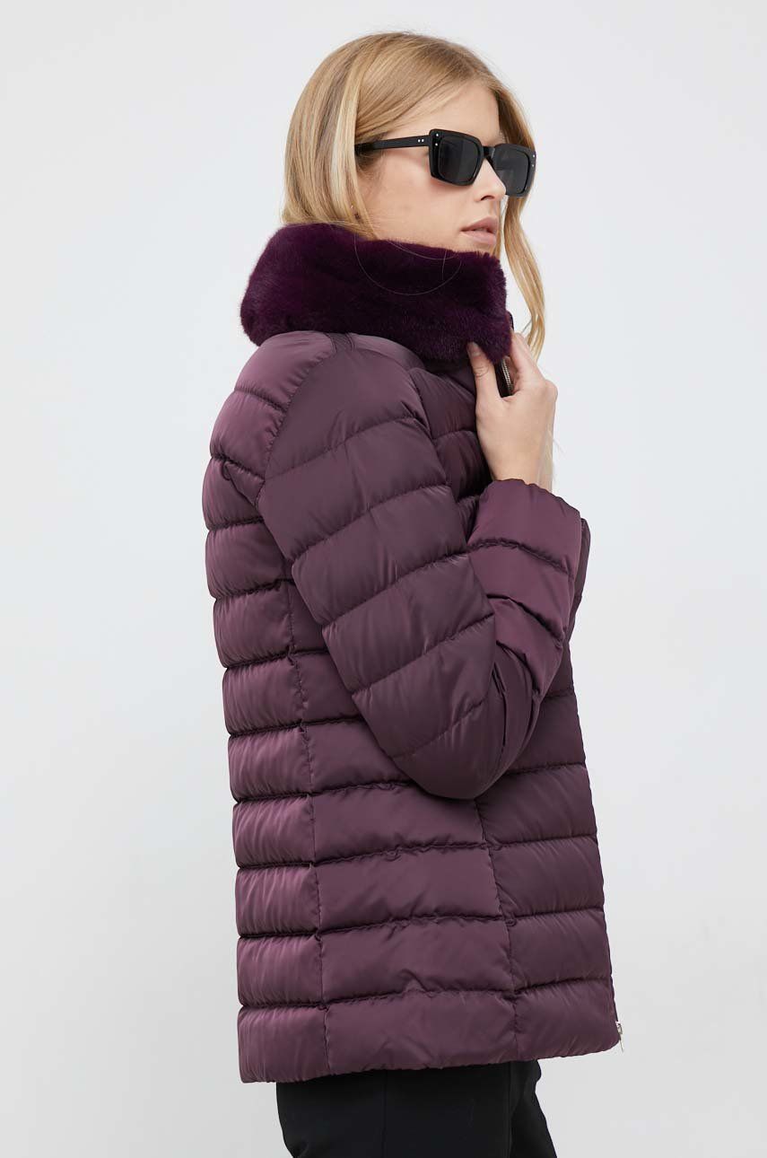 Geox geaca femei, culoarea violet, de tranzitie answear.ro imagine noua