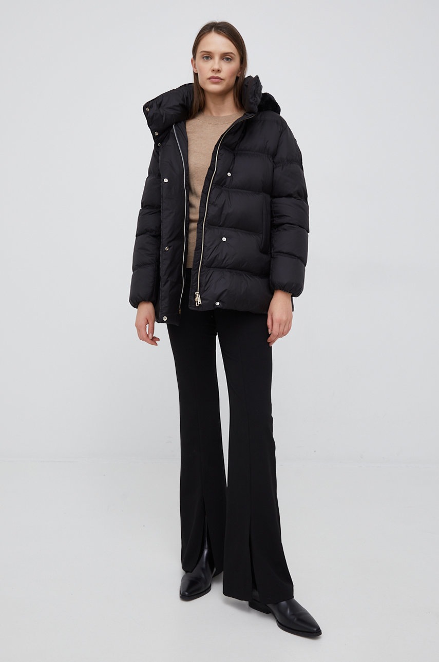 

Пуховая куртка Geox женская цвет чёрный зимняя oversize