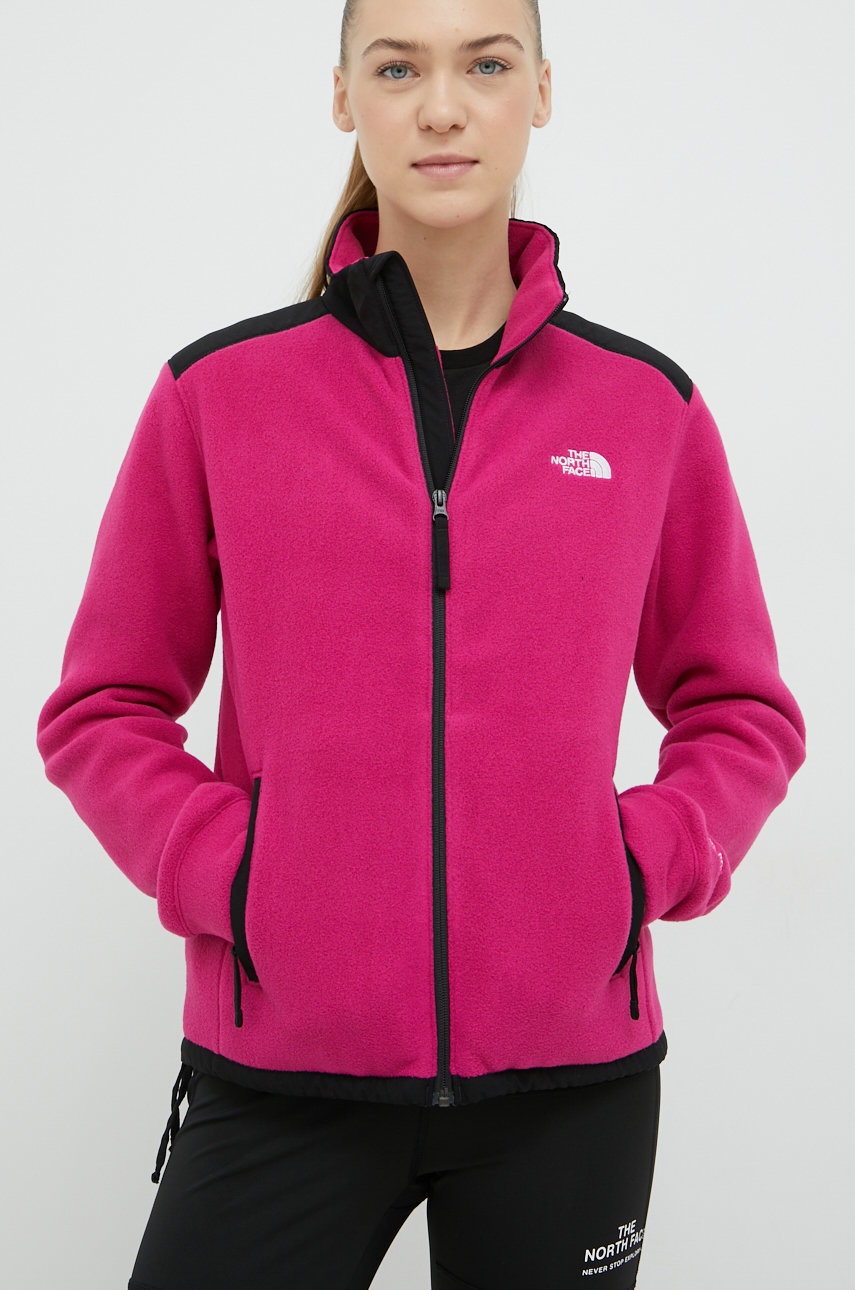 

Спортен суичър The North Face Alpine Polartec 200 в розово, Розов