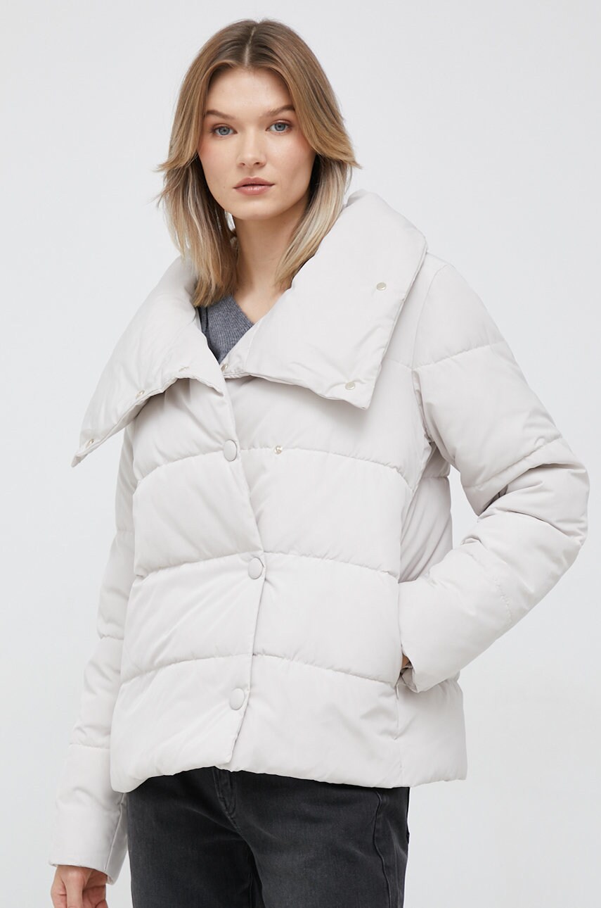 Pennyblack geaca femei, culoarea bej, de iarna, oversize