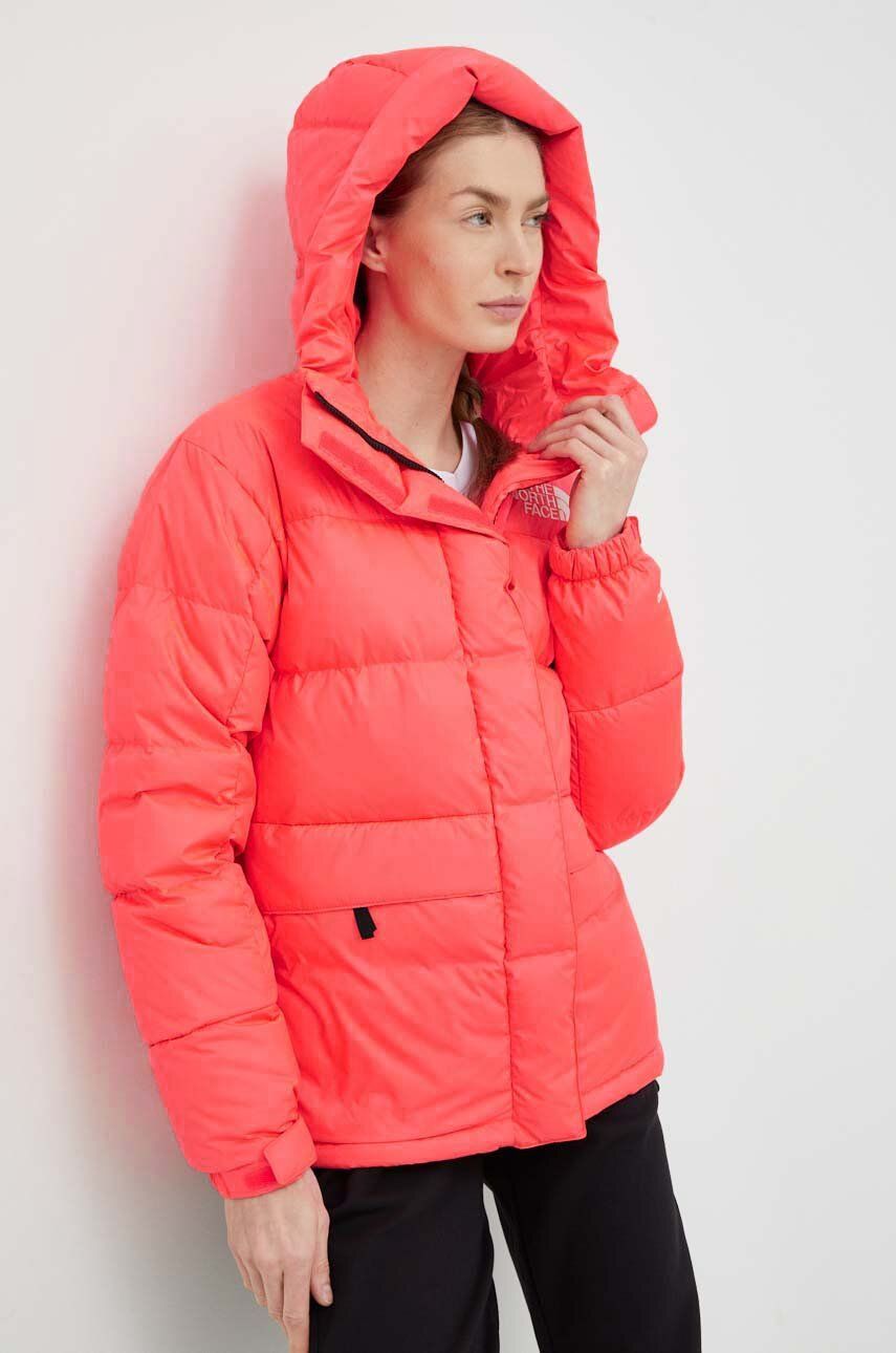 The North Face geaca de puf WOMEN’S HMLYN DOWN PARKA femei, culoarea roz, de iarna answear.ro imagine megaplaza.ro