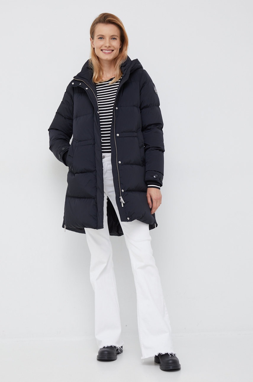 

Пухова куртка Woolrich жіноча колір чорний зимова