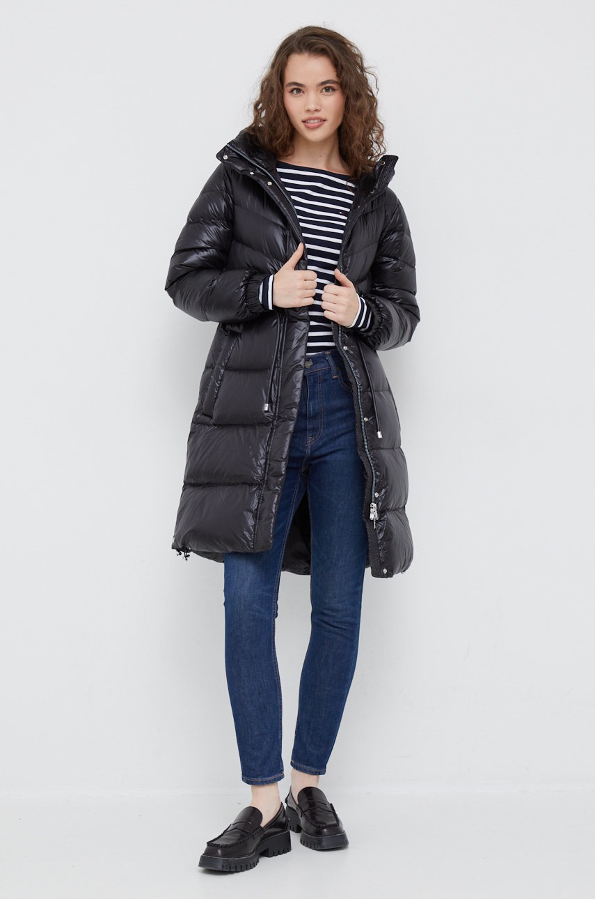 

Пухова куртка Woolrich жіноча колір чорний зимова