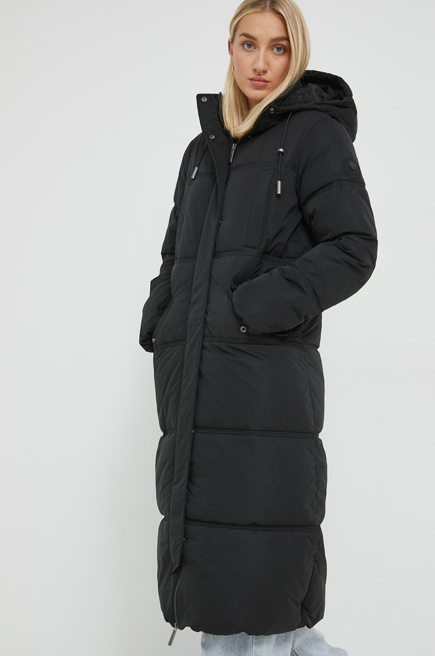 

Куртка Superdry женская цвет чёрный зимняя