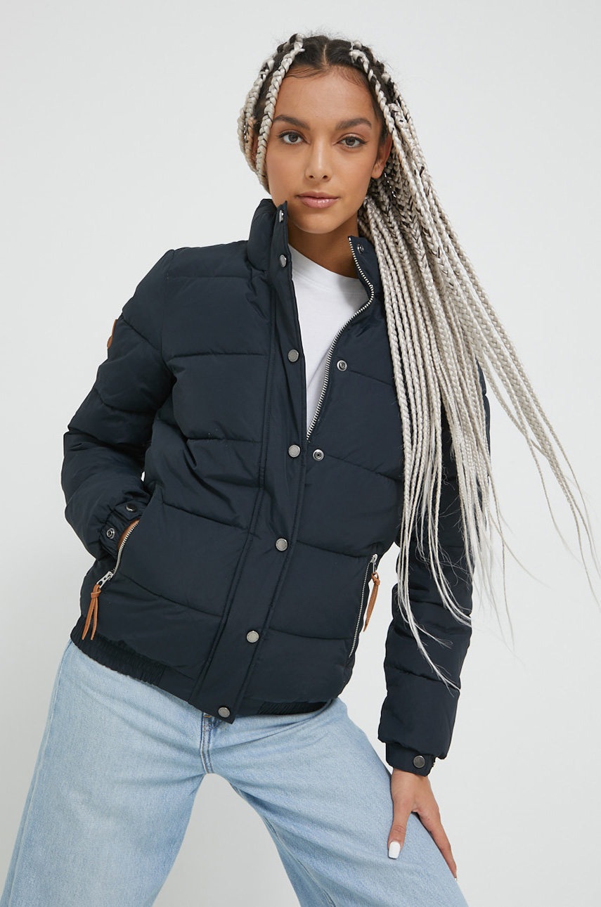 

Куртка Superdry жіноча колір синій зимова