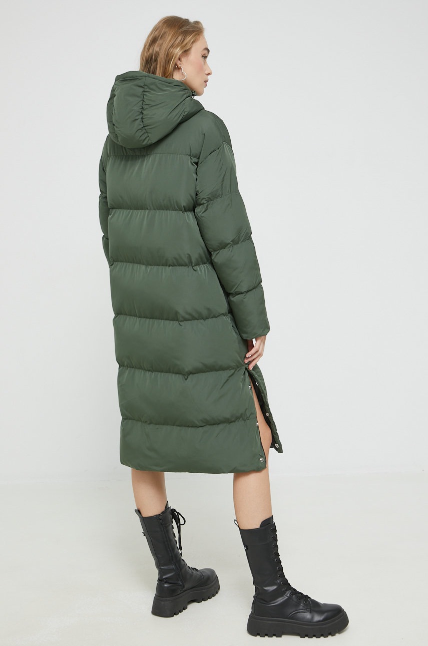 

Куртка Superdry жіноча колір зелений зимова oversize