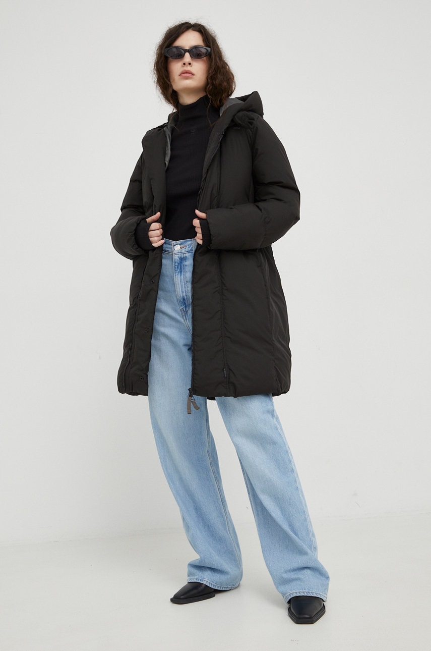 

Куртка G-Star Raw женская цвет чёрный зимняя