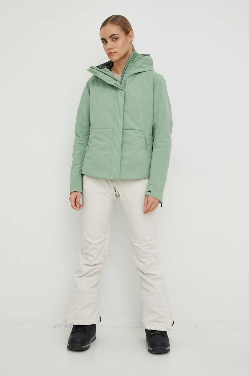 

Гірськолижна куртка Helly Hansen Nora колір зелений