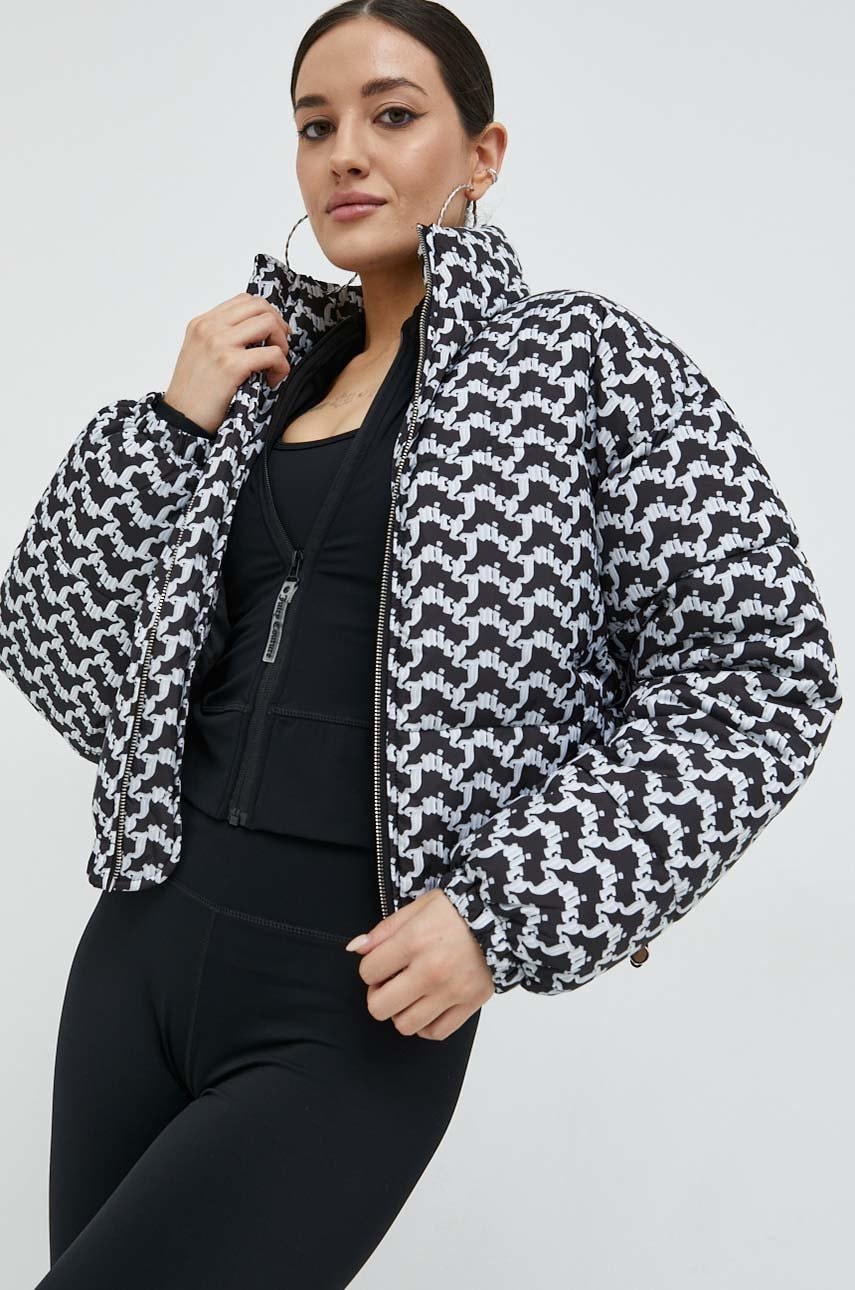 Juicy couture geaca madeline femei, culoarea negru, de iarna, oversize