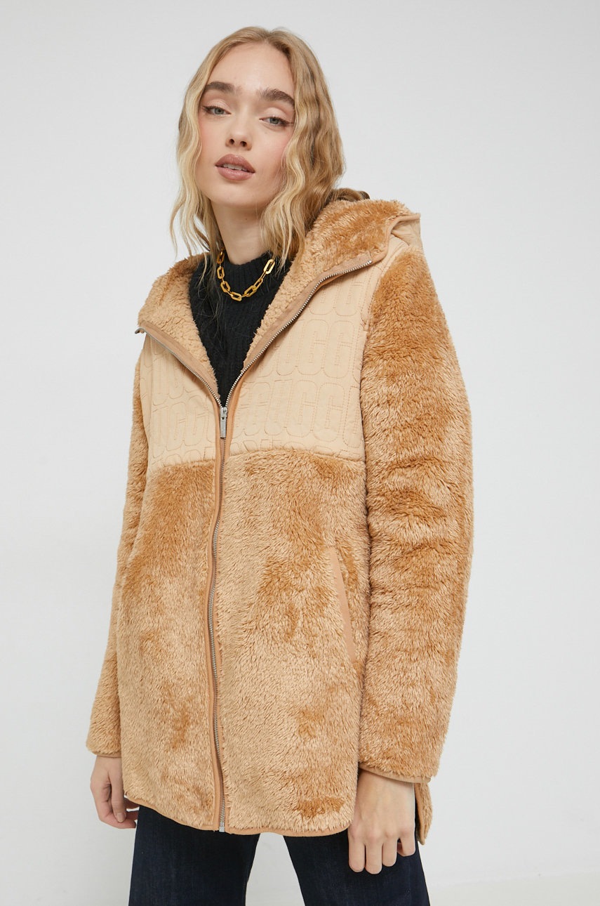 

Кофта UGG Makayla жіноча колір коричневий