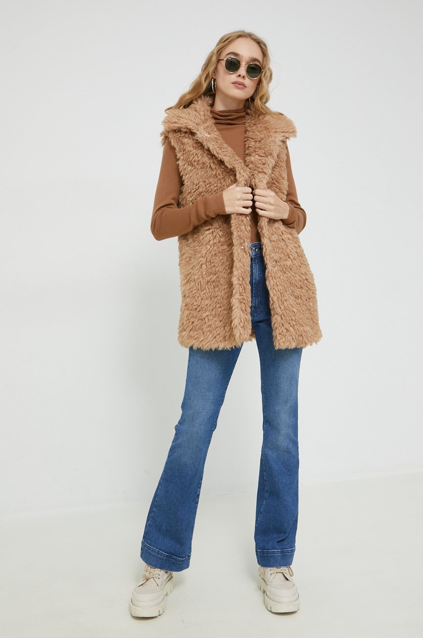 

Безрукавка UGG Tammie женская цвет коричневый переходная