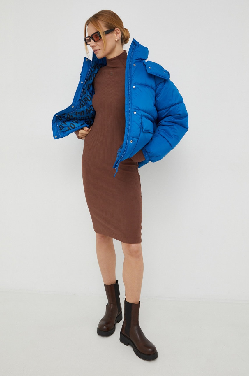 Marc o'polo geaca denim femei, de iarna, oversize