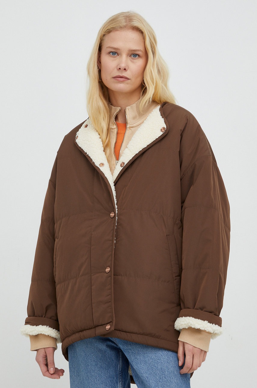 

Яке с две лица Wrangler в кафяво с преходна изолация, Кафяв
