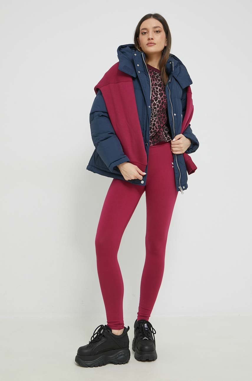 

Куртка Tommy Jeans жіноча колір синій зимова oversize