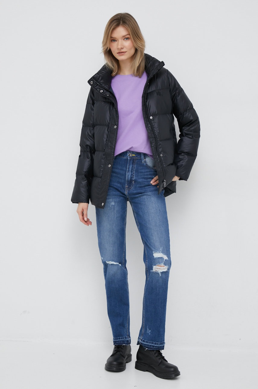 

Пуховая куртка Lauren Ralph Lauren женская цвет чёрный зимняя