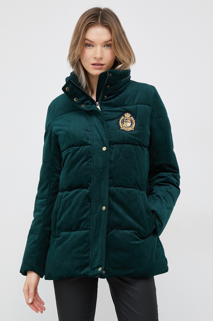 

Яке Lauren Ralph Lauren в зелено със зимна изолация, Зелен