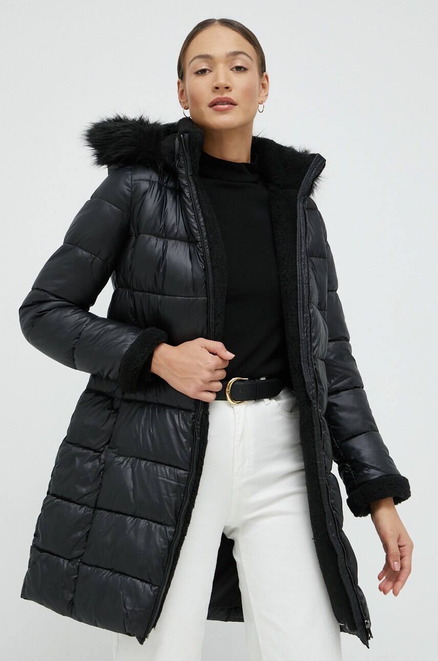 

Яке Lauren Ralph Lauren в черно със зимна изолация, Черен