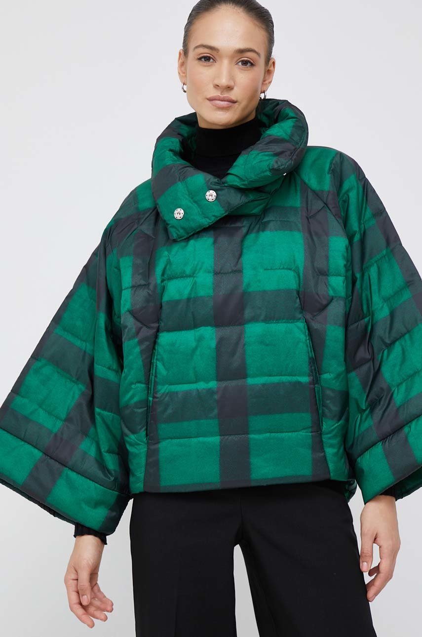 

Куртка Polo Ralph Lauren женская цвет зелёный зимняя oversize