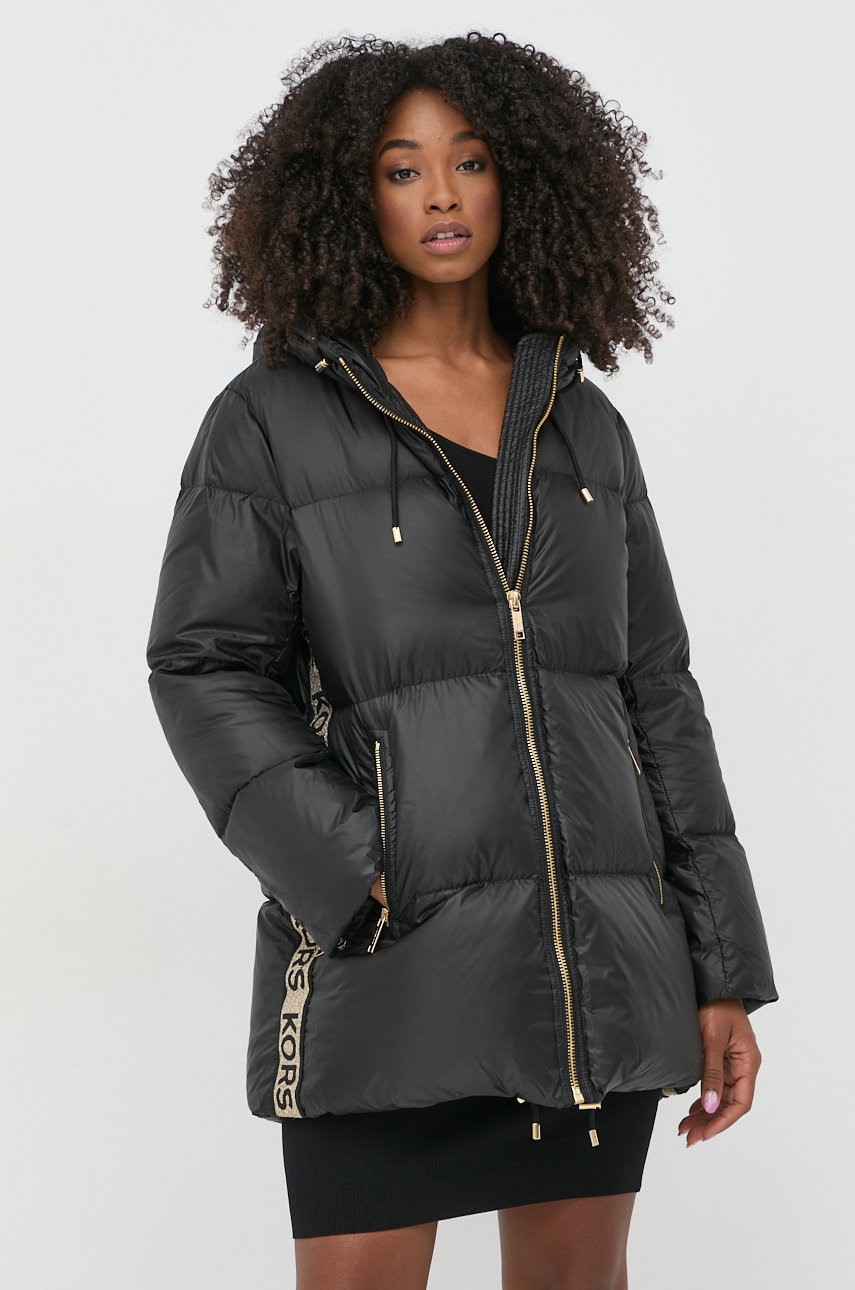 

Пуховая куртка MICHAEL Michael Kors женская цвет чёрный зимняя