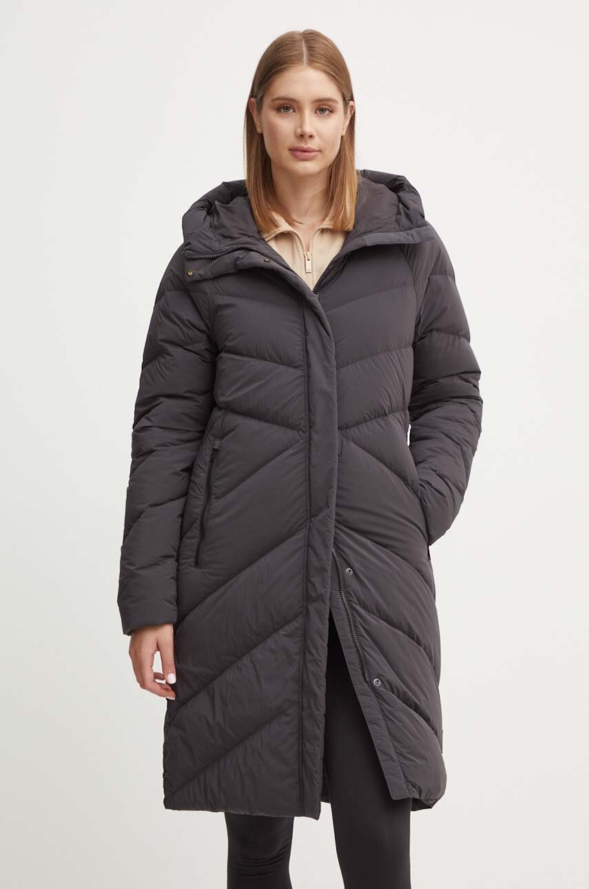 

Пухено яке Jack Wolfskin в сиво зимен модел, Сив