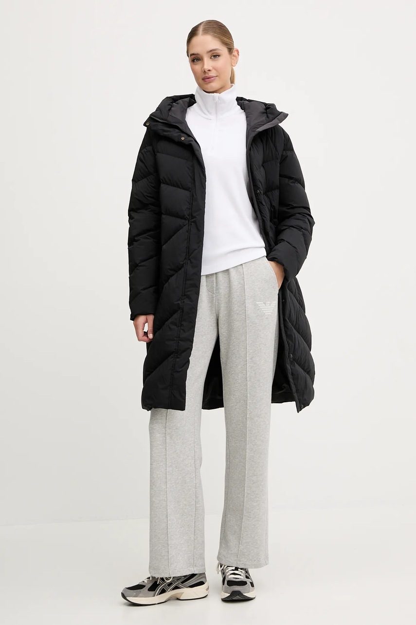 Пуховая куртка Jack Wolfskin Marienplatz цвет коричневый зимняя 1206971