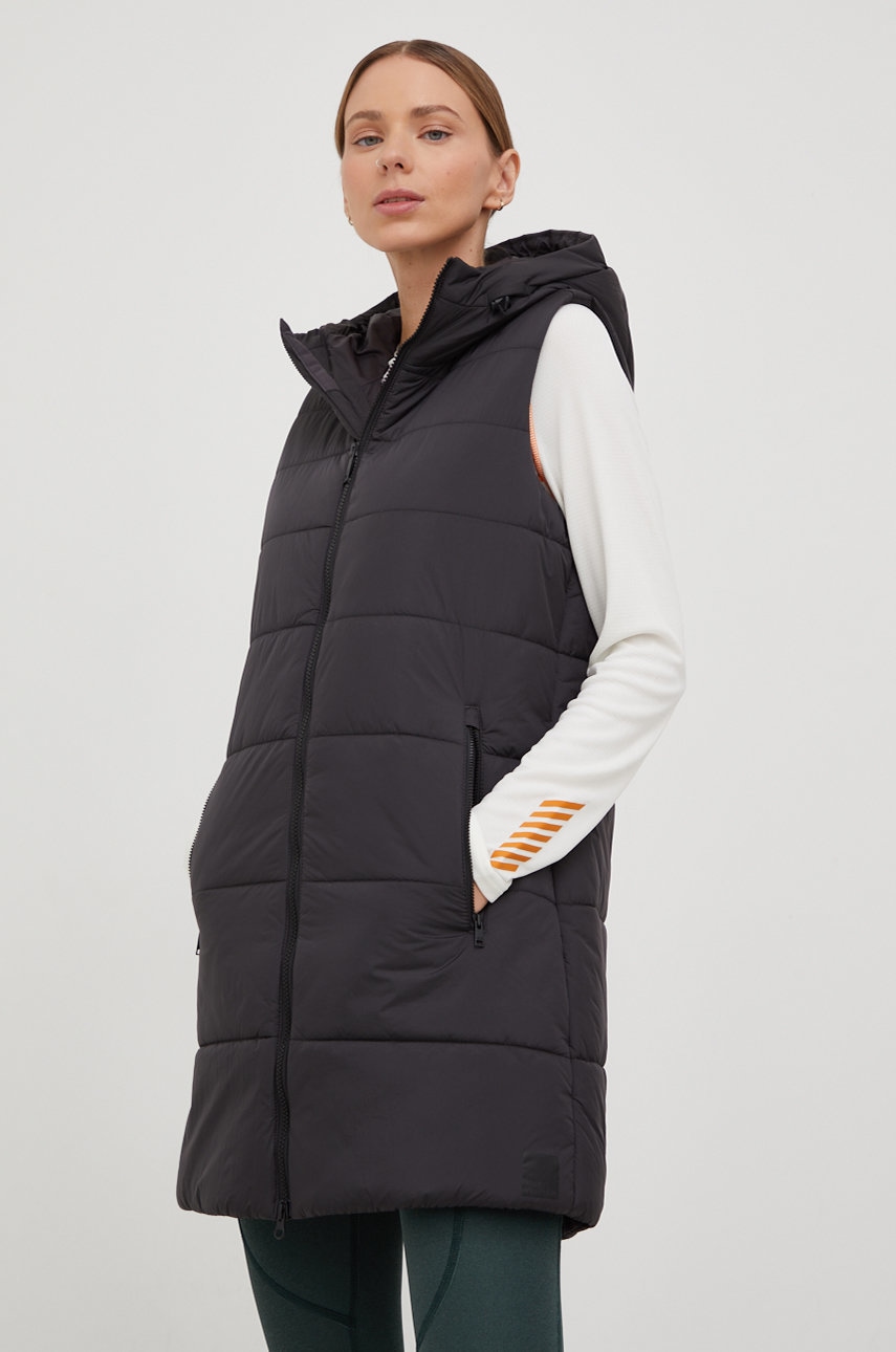 Jack Wolfskin Vesta Femei, Culoarea Negru, De Iarna